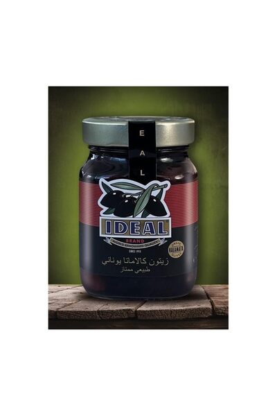 İdeal زيتون أسود في برطمان زجاجي، 220 غرام