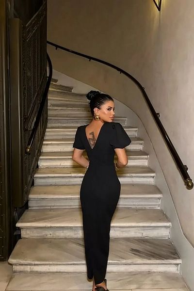 Andress Boutique Midi Dress Grace, Black