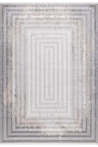 Pastel Halı Moda 31660A Gri Serisi Salon Oturma Yatak Odası Halısı