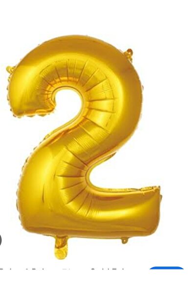 2 folyo rakam balon 40"