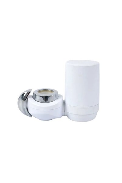 arvada Filtru de apă HIDLY, montat pe robinet, carbon activ, alb