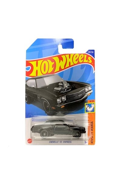 HOT WHEELS Masinuta Metalica Hot Wheels, Chevelle SS' Express, Negru, 1:64