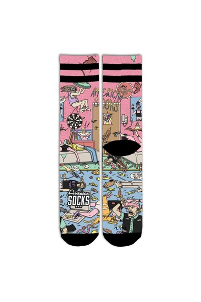 American Socks Κάλτσες Amrcn Pie Mid High Sg