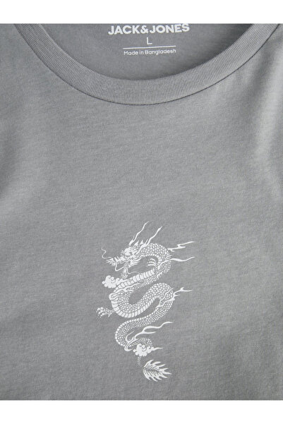 Jack & Jones Tricou JACK &JONES Miko Crew JNR - 12279679-Ultimate Grey