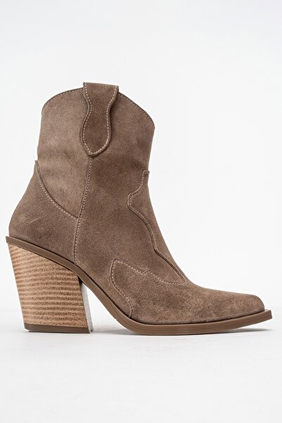 Zeynep Sıradağlı Wemma Kadın Bot Vizon Süet