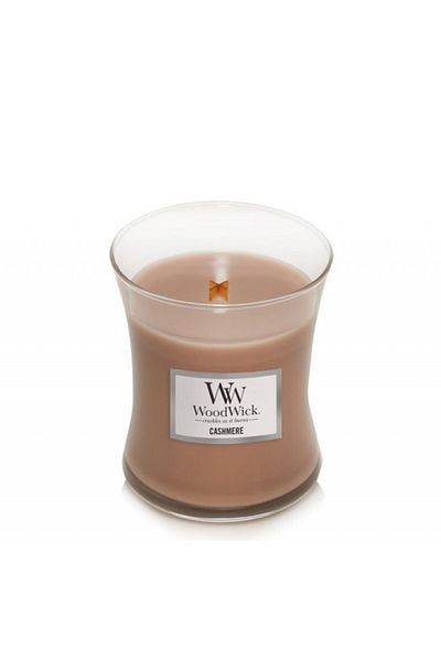 Wood Wick Lumanare parfumata - Medium Jar - Cashmere