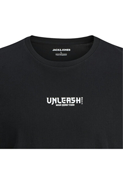 Jack & Jones Tricou JACK &JONES Miko Crew JNR - 12279679-Black