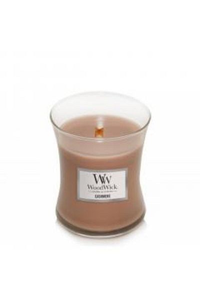 Wood Wick Lumanare parfumata - Medium Jar - Cashmere
