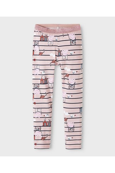 Name it Peppa Pig Print Leggings - Pale Mauve