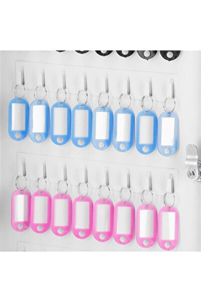 SERSIMO Steel metal box for 64 keys, equipped, 45x30x8cm, white