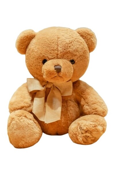 KHAJUL وسادة دب مخملي لطيف بطول 22 سم من كاجور، لعبة ورفيق نوم وهدية دمية دب ...