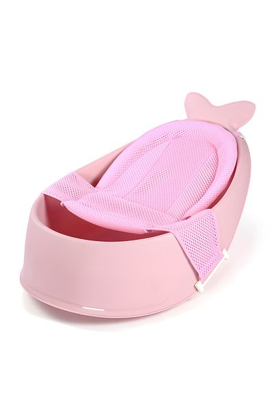 COOYA Smart Sling 3 Stage Tub Bather Bathtub, Bathing Tub for Babies (Pink)