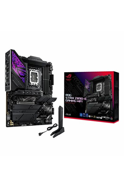 ASUS ROG Strix Z890-E Gaming WiFi DDR5 (9200MHz)OC M.2 HDMI/DP/USB-C PCIe 5.0 1851P ATX Anakart