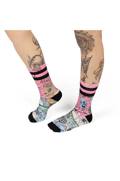 American Socks Amrcn Pie Mid High Sg Socks
