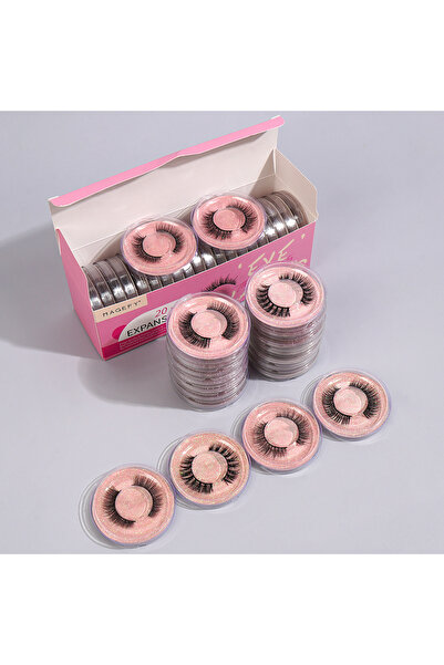choice2 MIX 7613-12 MAGEFY 20 Pairs False Eyelashes Mixed Style Curling Natural Reusable Portable Individual