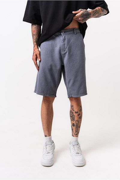 Respire Men's Piece Paint Shorts Smoked