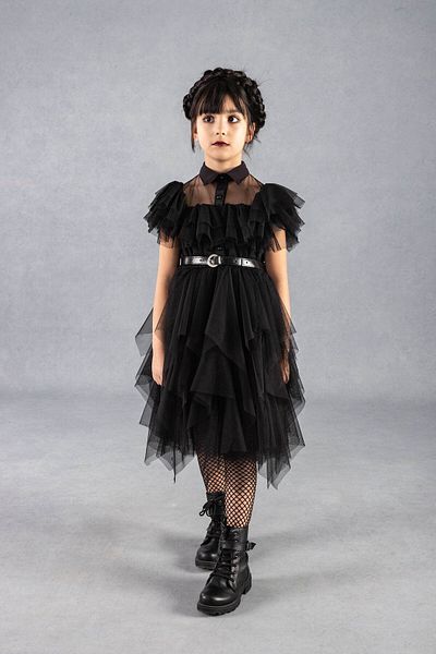 Gocoland Wednesday Costume Black Color Dress, Party Prom Homecoming