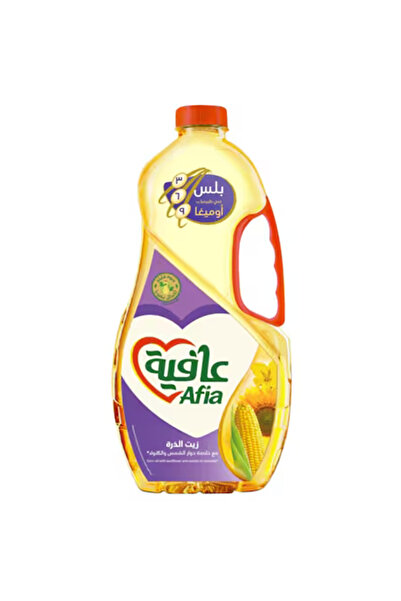 Afia زيت الذرة بلس أوميجا، 1.5 لتر