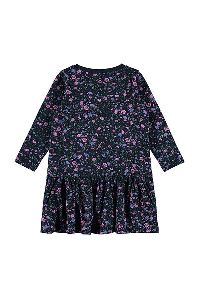 Name it Floral Print Dress - Dark Sapphire