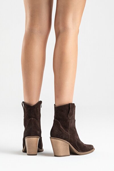 Zeynep Sıradağlı Wemma Kadın Bot Kahve Süet