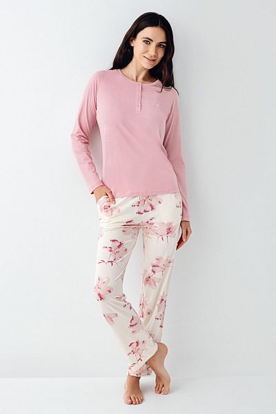 Pierre Cardin Women's Pink Pajama Set