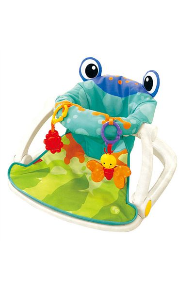 KidLe Portable Adjustable Frog Themed Sit-Me-Up Floor Seat