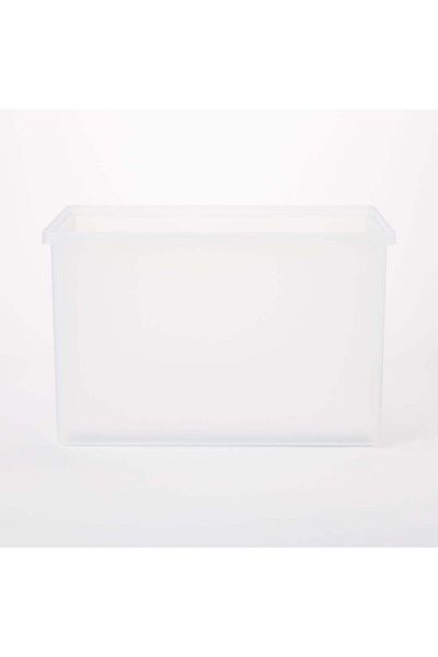 Muji Polypropylene Deep and Wide Storage Box, Wide, W 50.5 x D 37 x H 31.5 cm