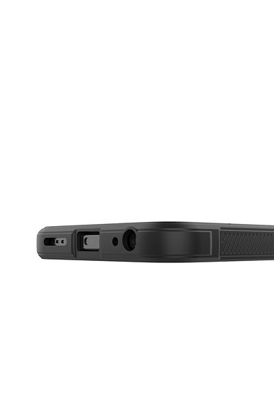 kilifone Infinix Smart 9 Compatible Case Flexible Tpu Ethnic Silicone Cover with Hollowed Back Surface Design-Black-T37308