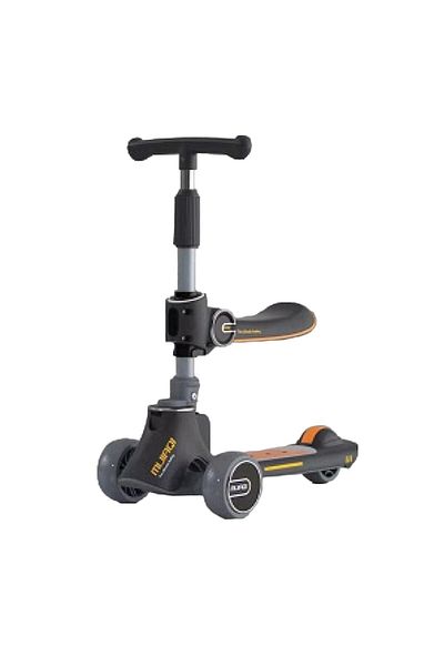 Mixbo 3-In-1 Scooter Mixbo, Adjustable, Detachable Seat, Black