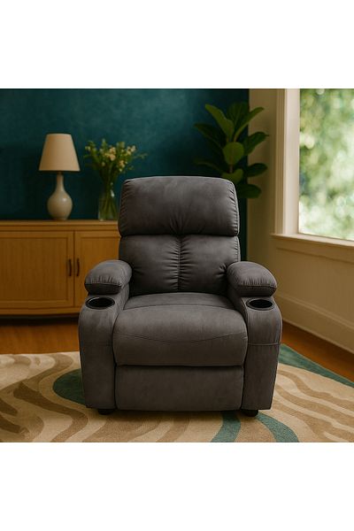SAHABA Gray Cloud Recliner Chair