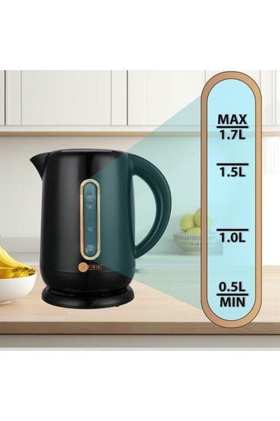 Afra Electric Kettle 1.7L 2200W Dry Boil Protection + 2-Year