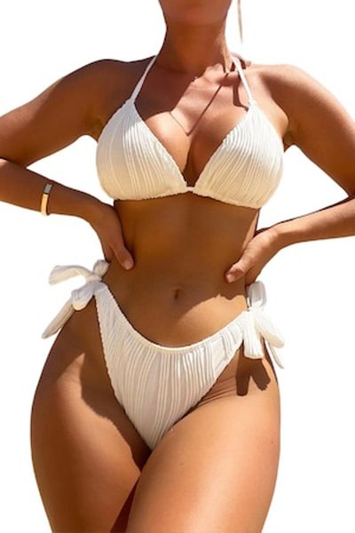 Mixbo Costum de baie din trei piese, alb, Mixbo, mărimea S