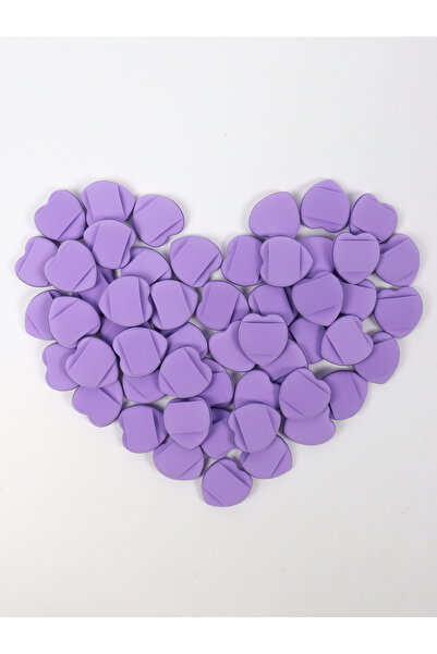 choice2 PURPLE 50 Mini Finger Cushions Air Cushion Powder Puff, Latex Free Mixed Sponge and Cosmetic Puff Is