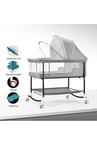 Ma Baby Crib Newborn Baby Cradle Bed Mobile Portable Child Sleeping Basket Bed