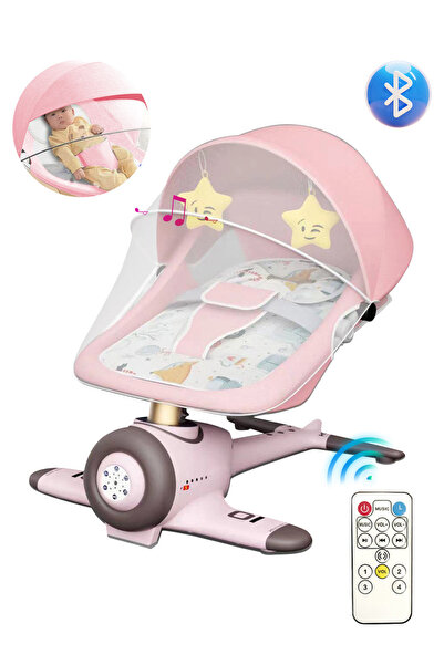Ma Baby كرسي هزاز كهربائي للأطفال، أرجوحة أطفال مع بلوتوث ذكي