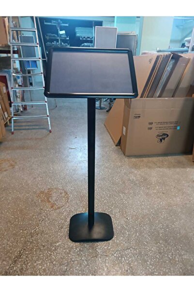 OfisDS A4 siyah renk Ayaklı Alüminyum Yönlendirme Menü Panosu Yönlendirme 21x...