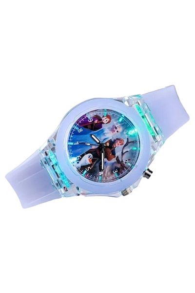 Mixbo Children's Watch Mixbo, Silicone Strap, with Colored Lights, Purple