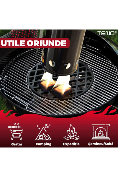 Teno Set of 40 Teno® Fire Starter Cubes, individually wrapped fire starters, camping, hiking