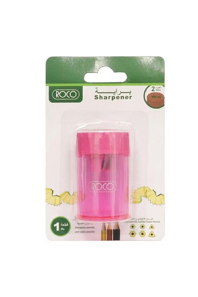Roco Compact Pocket Sharpener With 2 Holes for Standard and Jumbo Pencils