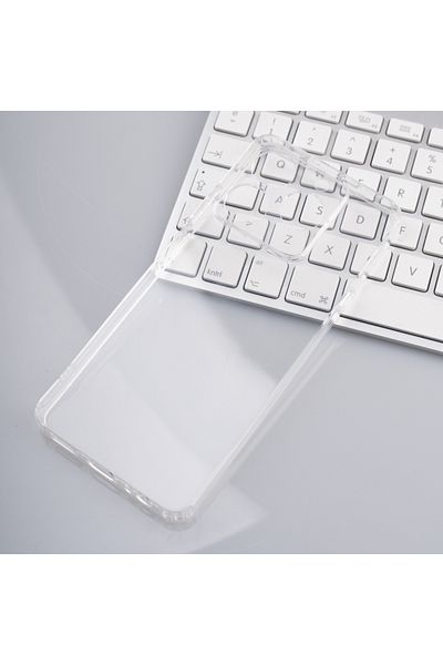 kilifone متوافق مع جهاز General Mobile Era 50 - حافظة رفيعة من السيليكون المضاد للصدمات مقاس 2 ملم - شفافة - T34718