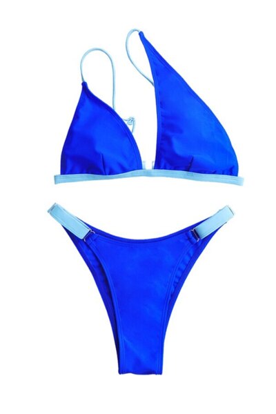 Mixbo - Costum de baie din două piese, albastru, mărimea M