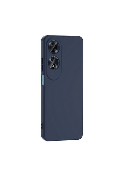 kilifone Oppo A60 Compatible - Velvet Protective Inside Case Mara Launch Cover - Dark Purple - T34619