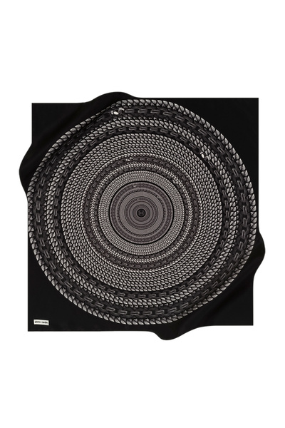 Pierre Cardin 90X90 Silk Crepe Satin Scarf