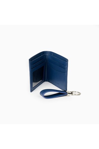 Peritdot Men's Leather Wallet Set with Stylish Key Ring