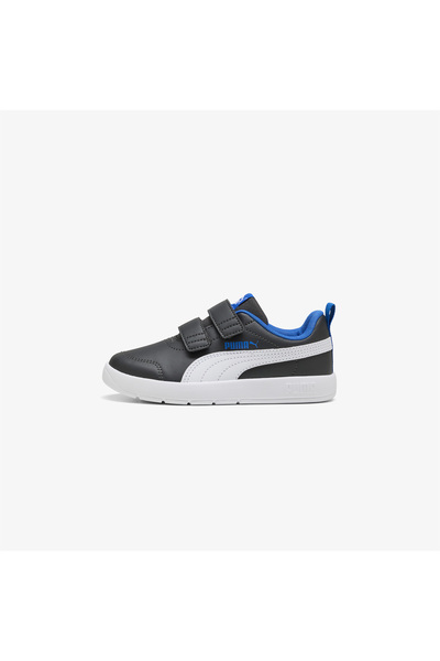 Puma Courtflex V3 Çocuk Gri Spor Ayakkabı