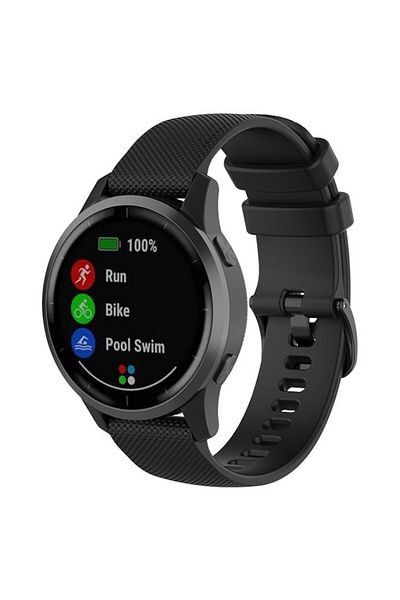 VOGO Universal Silicone Strap Compatible with Huawei Watch GT 4 (41mm), Garmin Venu 3S, Forerunner 2