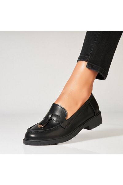 Joana Pantofi dama casual Negri din Piele Ecologica Avrielle2