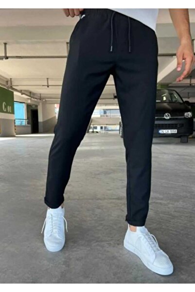 KING SEZAR Ανδρικό παντελόνι jogger με λεπτή εφαρμογή, άνετη γραμμή, δέσιμο σ...