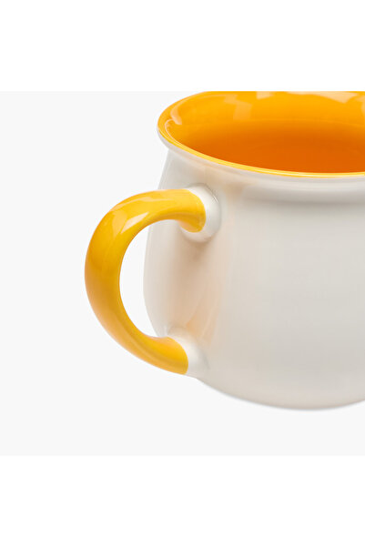 Lifestyle Typographic Detail Ceramic Mug - 400 ml