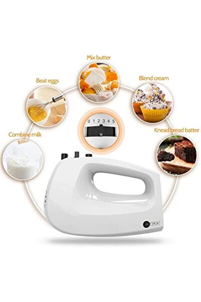 Afra Hand Mixer, 250W, For Eggs and Dough, Ejector Button with Safety, 5 Speed Settings, Turbo Funct